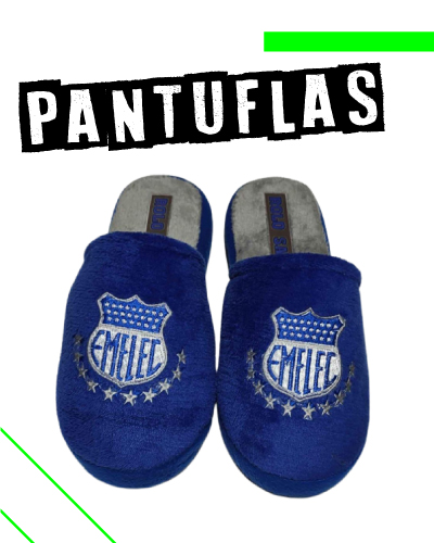 pantuflas del emelec